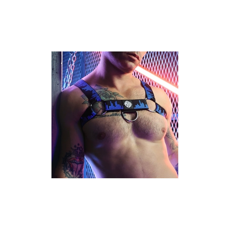 Breedwell Harnais Equalizer Noir-Bleu
